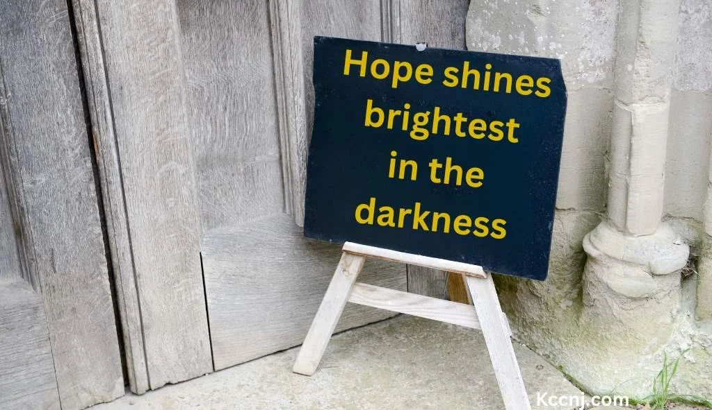 Christmas Church Sign Hope message