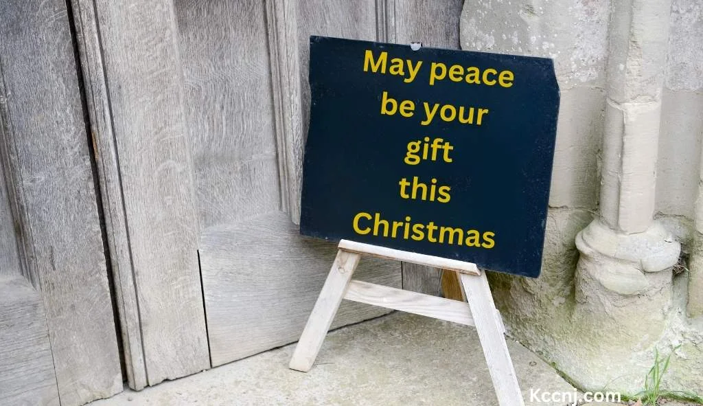 Messages of Peace and Joy Christmas Church Sign